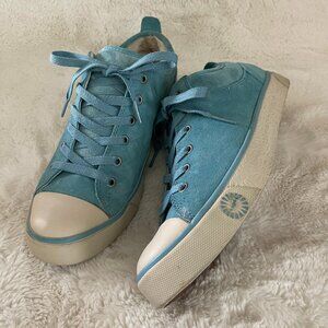 Ugg S/N1888 Women's Blue Suede Sneakers Size: US 7.5